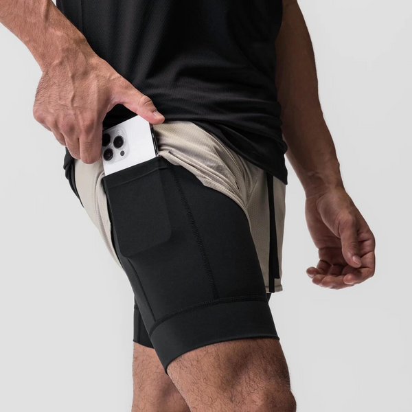 EnduroFlex Double-Layer Shorts