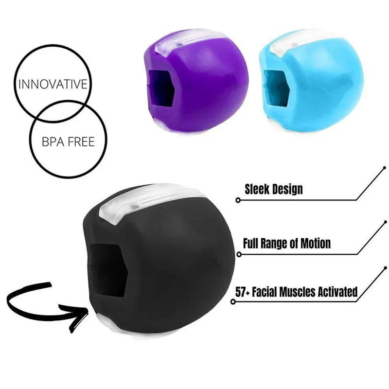 Statement Gel Face Fitness Ball: Jaw Exerciser & Facial Toner