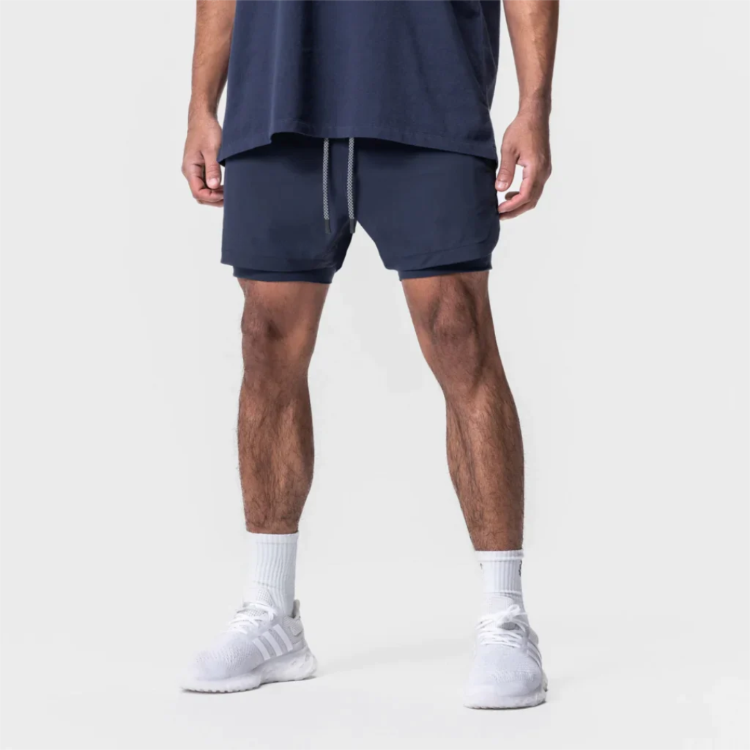 FloralFlex Jogger Shorts