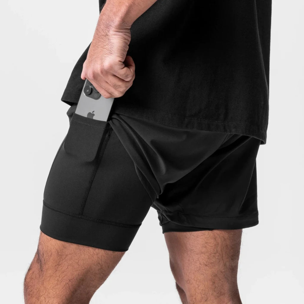 FloralFlex Jogger Shorts